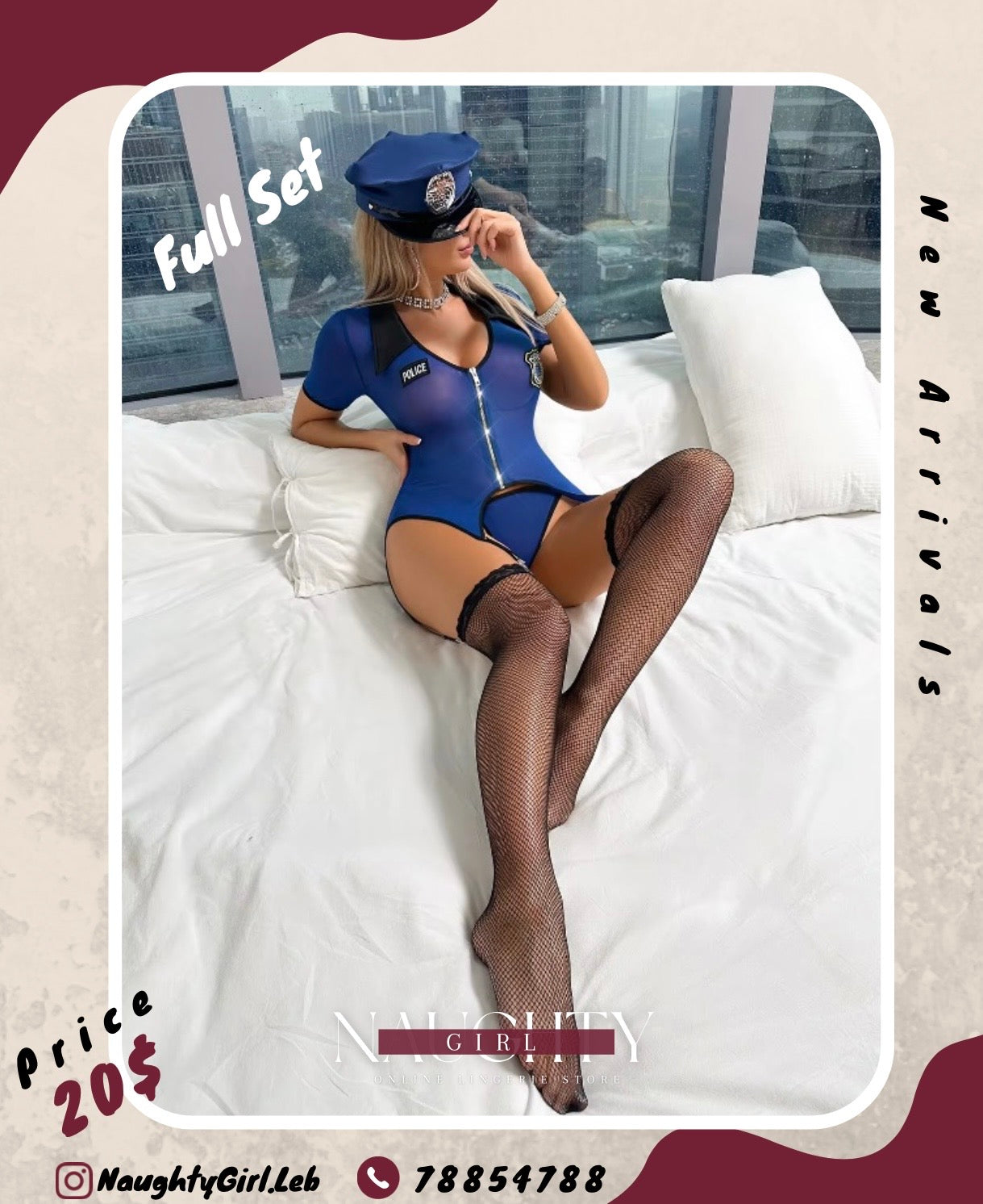 Police Lingerie Set