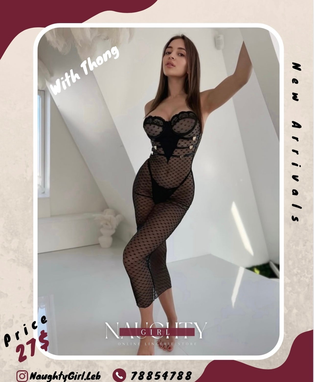 Lingerie long Babydoll