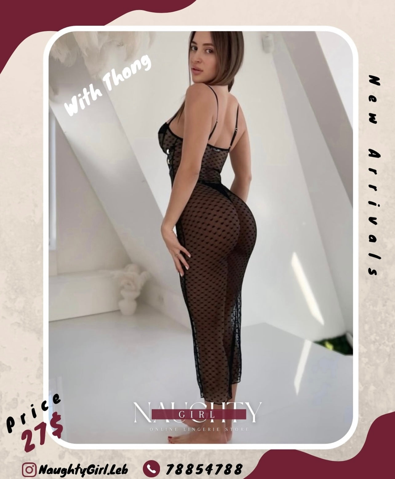 Lingerie long Babydoll