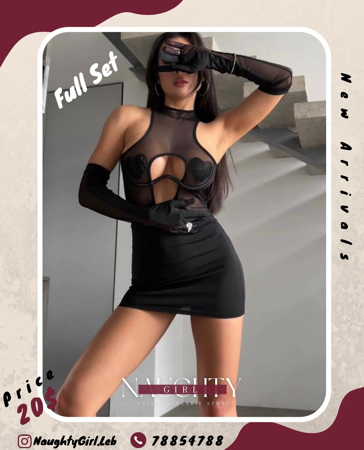 Babydoll Set Black