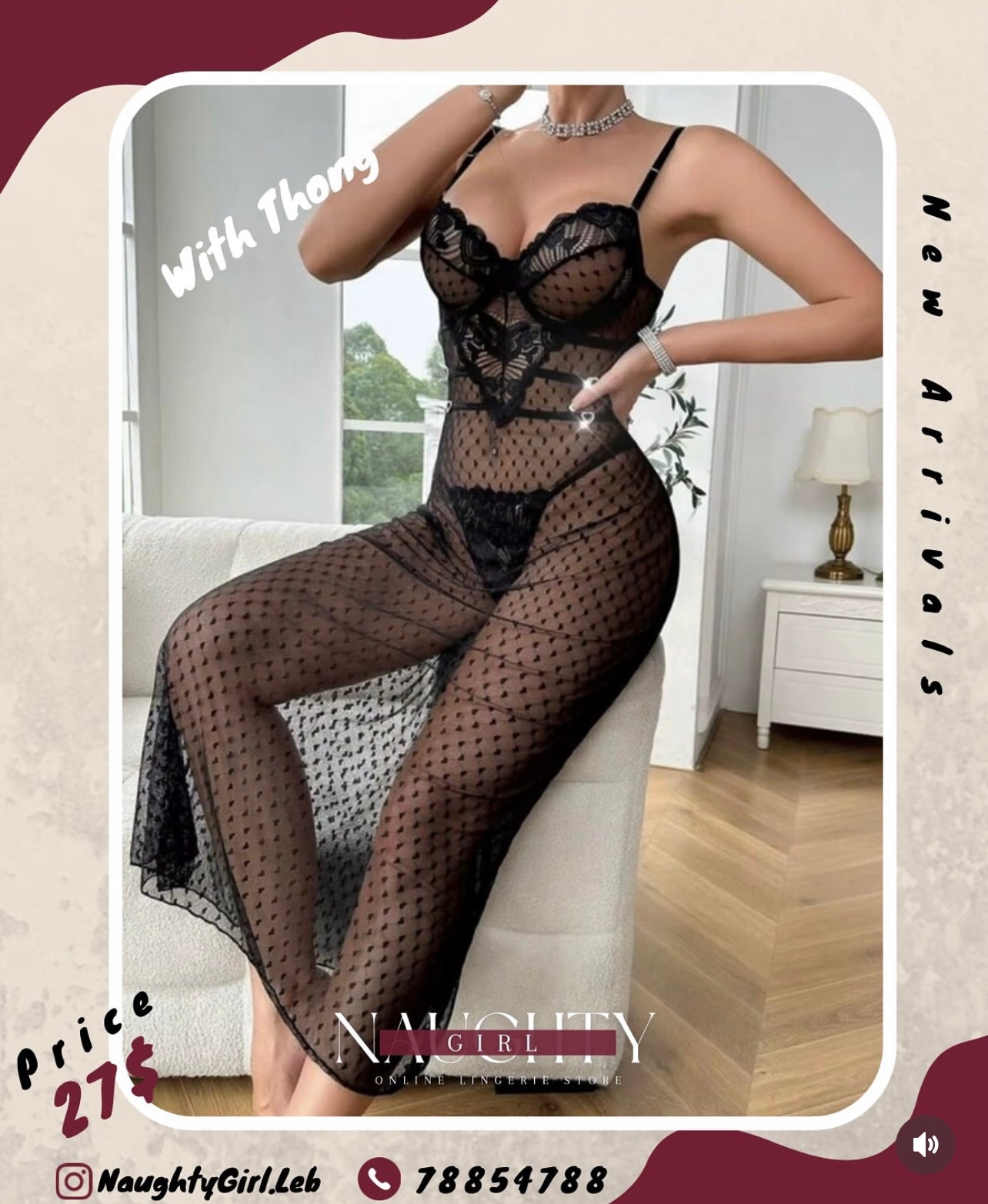 Lingerie Long Babydoll