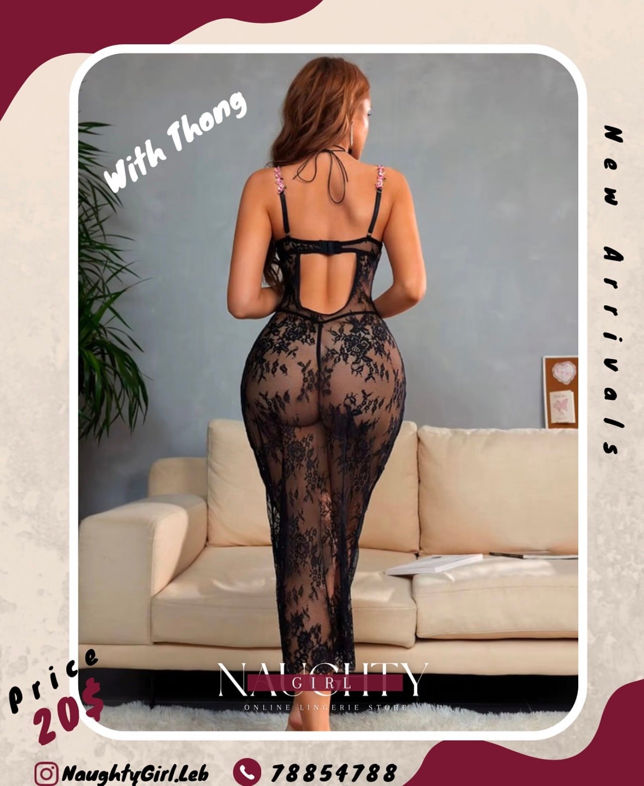 Lingerie long Babydoll