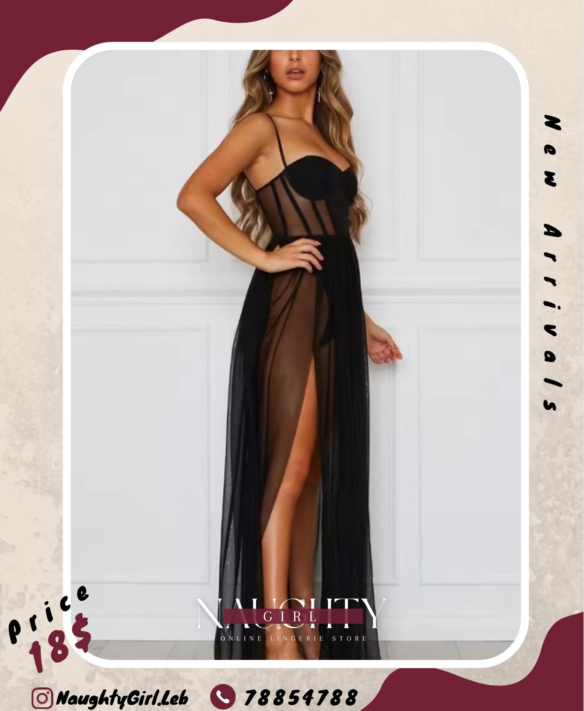 Lingerie Long Babydoll