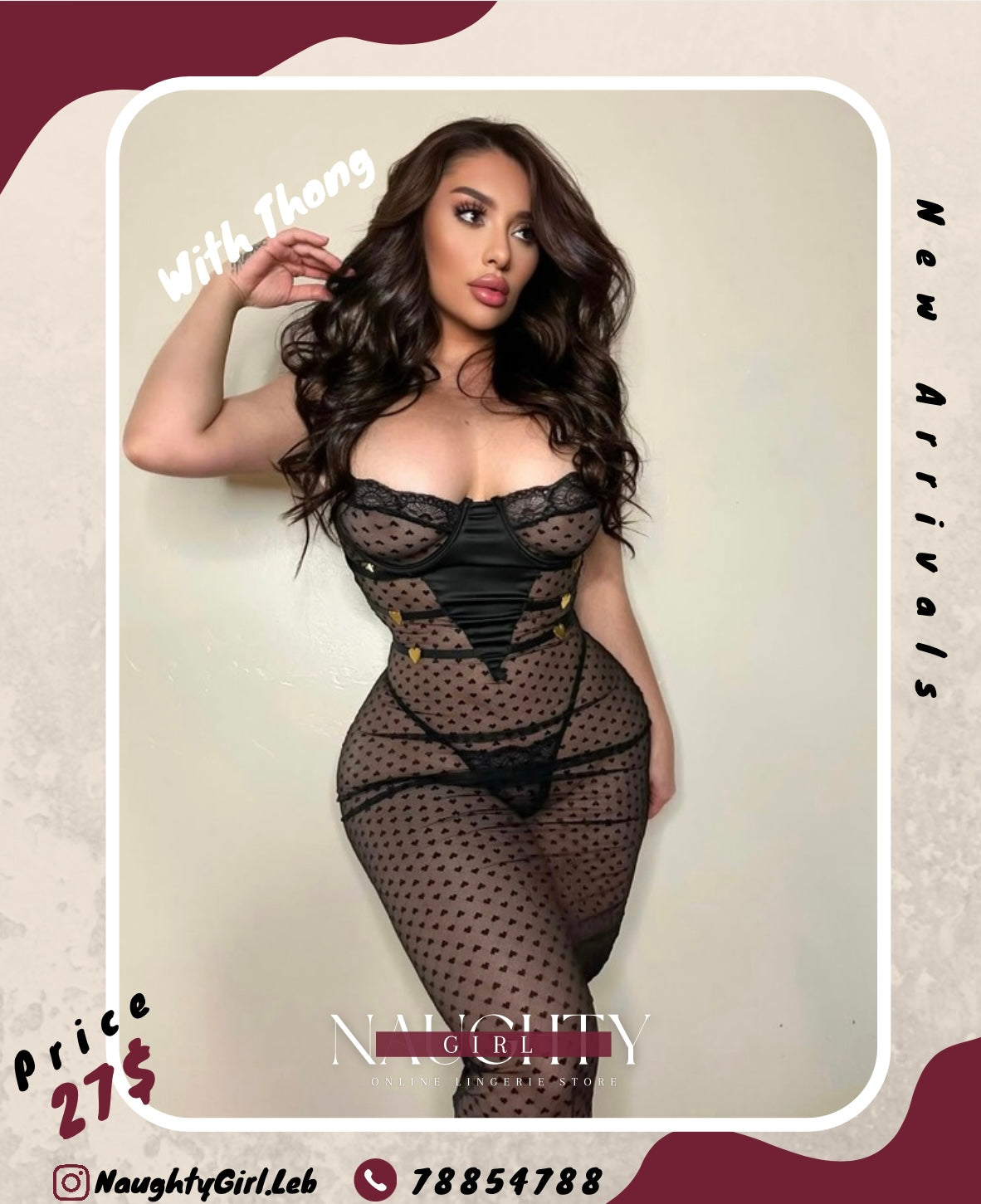 Lingerie long Babydoll