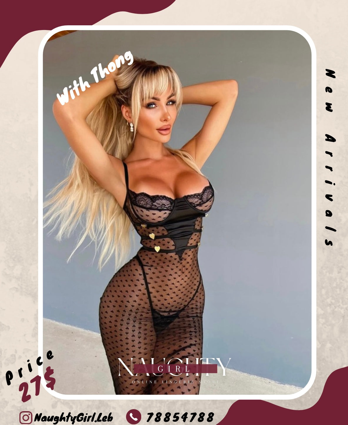 Lingerie long Babydoll