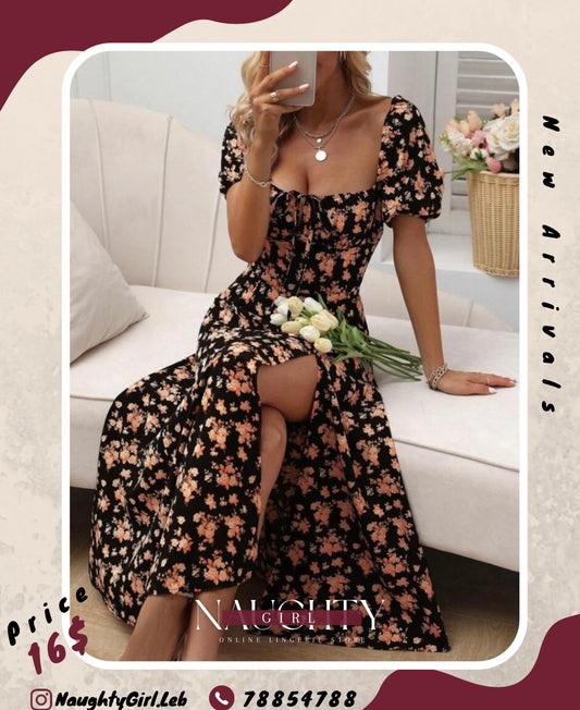 Floral Tight Dress
